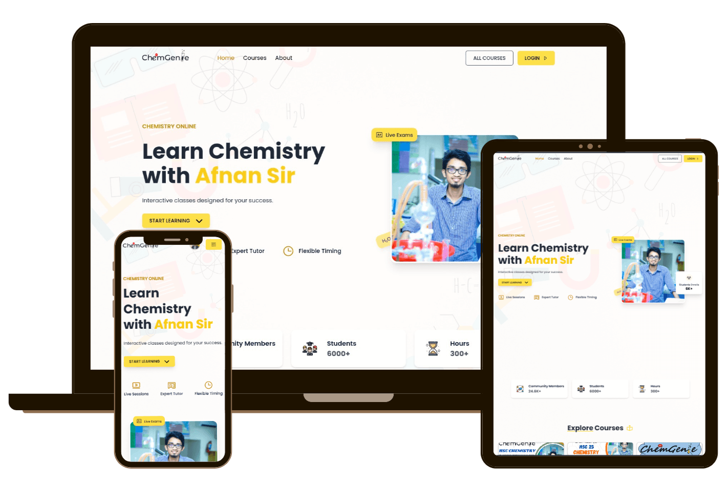 Chem responsive view